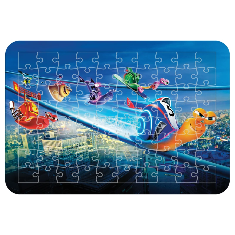 پازل 54 تکه اطلس آبی طرح کارتون توربو مدل P1291