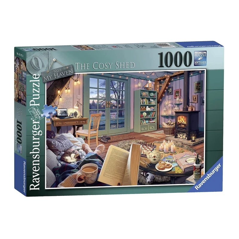 پازل 1000 تکه راونزبرگر مدل The Cosy Shed کد 15175