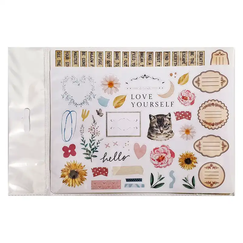 برچسب مدل Happy طرح بولت ژورنال و اسکرپ بوک کد 39 بسته 2 عددی