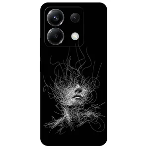 Megafone Face Sketch 7423 Cover For Xiaomi Poco X6 5G