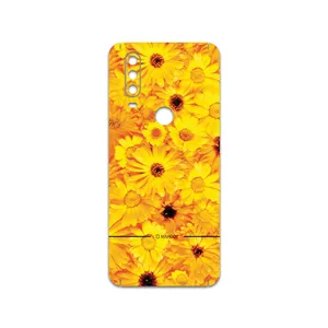 MAHOOT Yellow-Flower Cover Sticker for motorola One Action