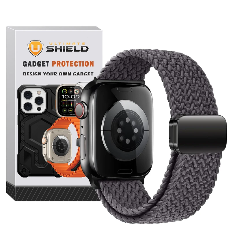 بند آلتیمیت شیلد مدل Braided Magsolo مناسب برای اپل واچ سری 1/2/3 سایز 42mm