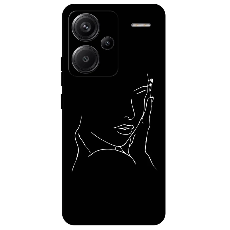 کاور مگافون طرح دخترانه مدل 8153 مناسب برای گوشی موبایل شیائومی Redmi Note 13 Pro Plus 5G