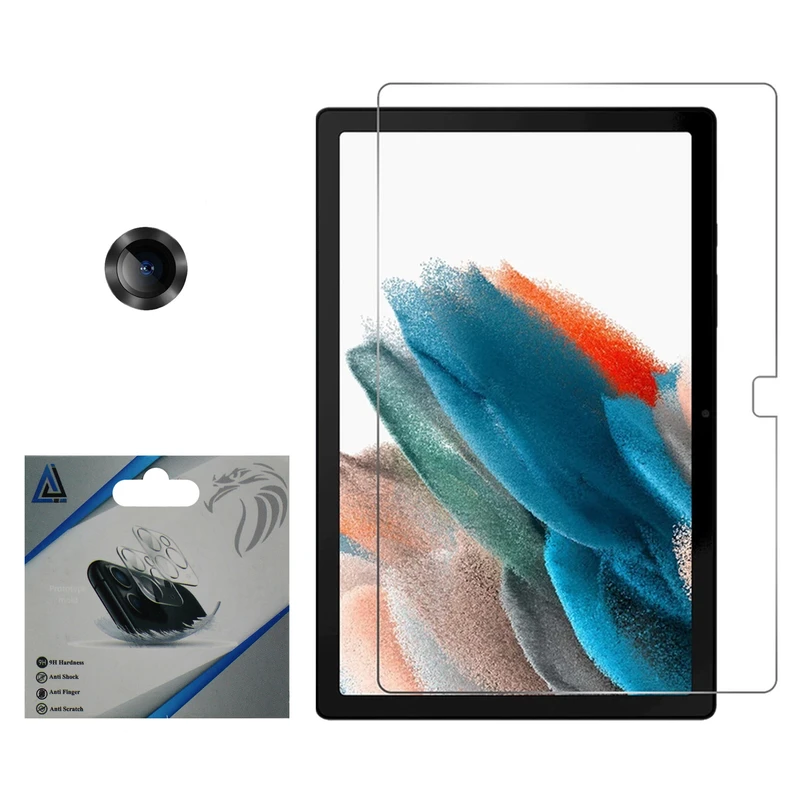 محافظ صفحه نمایش مدل  256_5G_Ultra مناسب برای تبلت سامسونگ Galaxy Tab A8 10.5 2021 X205 به همراه محافظ لنز  دوربین