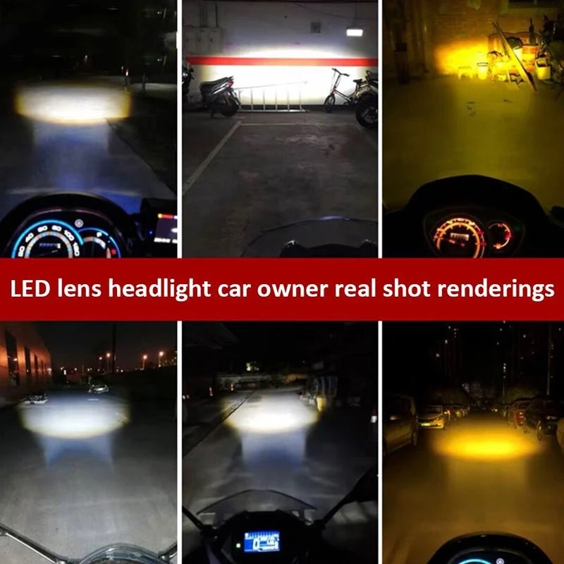 عکس شماره 12 : لامپ هدلایت موتور سیکلت مدل led-singl پایه h4