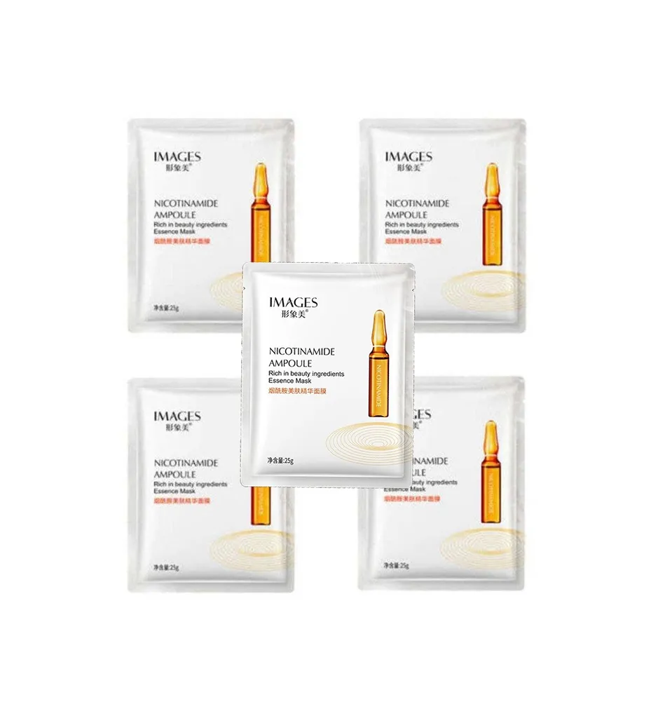 ماسک صورت ایمجز مدل nicotinamide ampoule وزن 25 گرم بسته 5 عددی