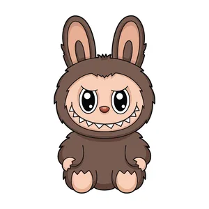 استیکر لپ تاپ پویا مارکت مدل لبوبو کد 4010