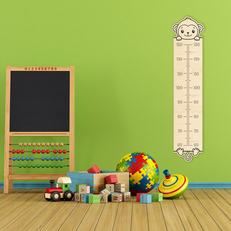متر اندازه گیری کودک مدل میمون