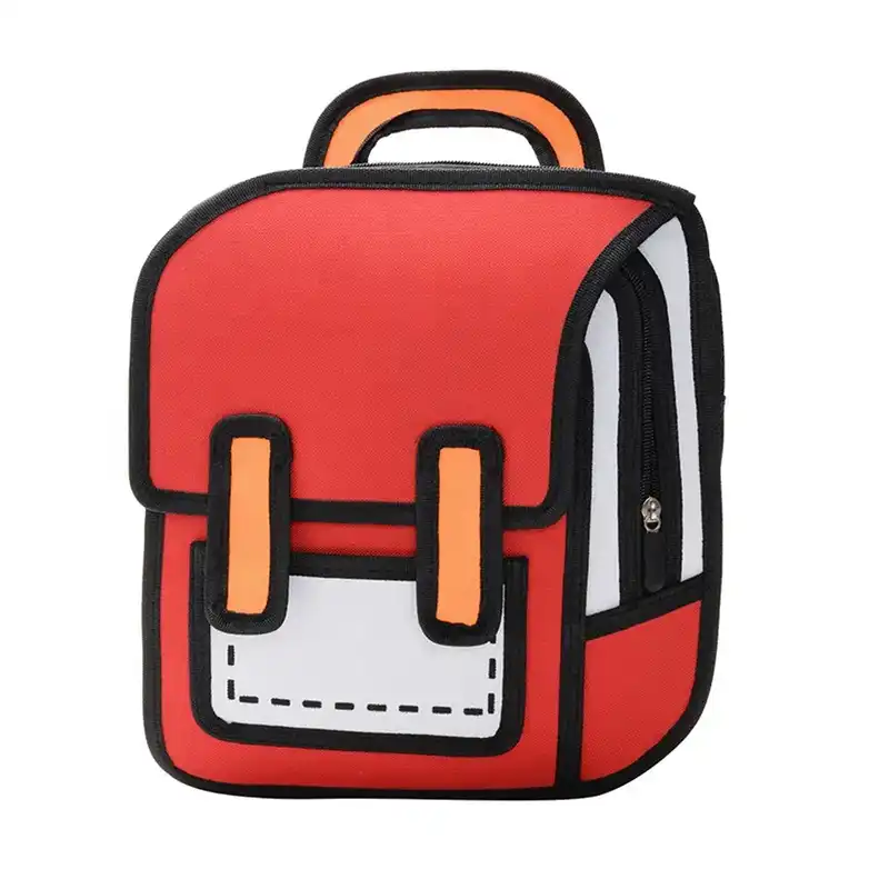 کوله پشتی مدل دو بعدی