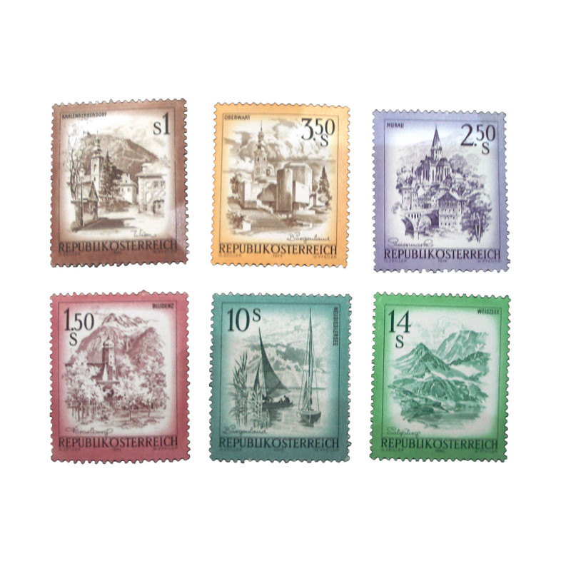 تمبر یادگاری مدل تاریخی کد DS1825 مجموعه 6 عددی 
