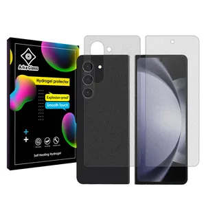 Arka Glass Tough model matte screen protector suitable for Samsung Galaxy Z Fold5 Mobile phone Along with the phone back protector
