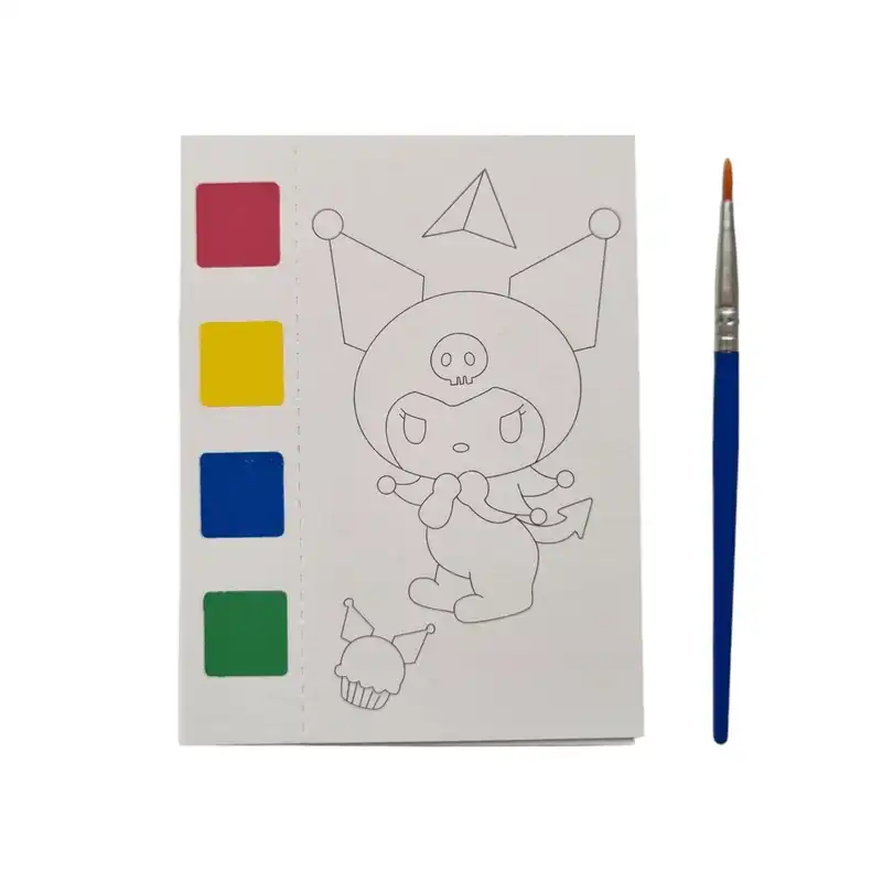 دفتر آبرنگی 12 برگ طرح کرومی