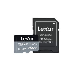 نقد و بررسی کارت حافظه microSDXC لکسار مدل 1066X کلاس A2 استاندارد UHS-U3 سرعت 160MBps ظرفیت 256 گیگابایت به همراه آداپتور SD توسط خریداران