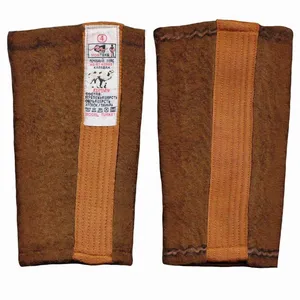 زانو بند طبی مدل پشم شتر کد 009 بسته دو عددی