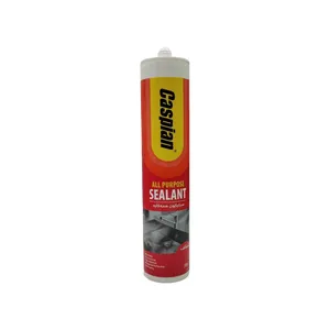 چسب سیلیکون همه کاره کاسپین مدل شفاف حجم 330 میلی لیتر
