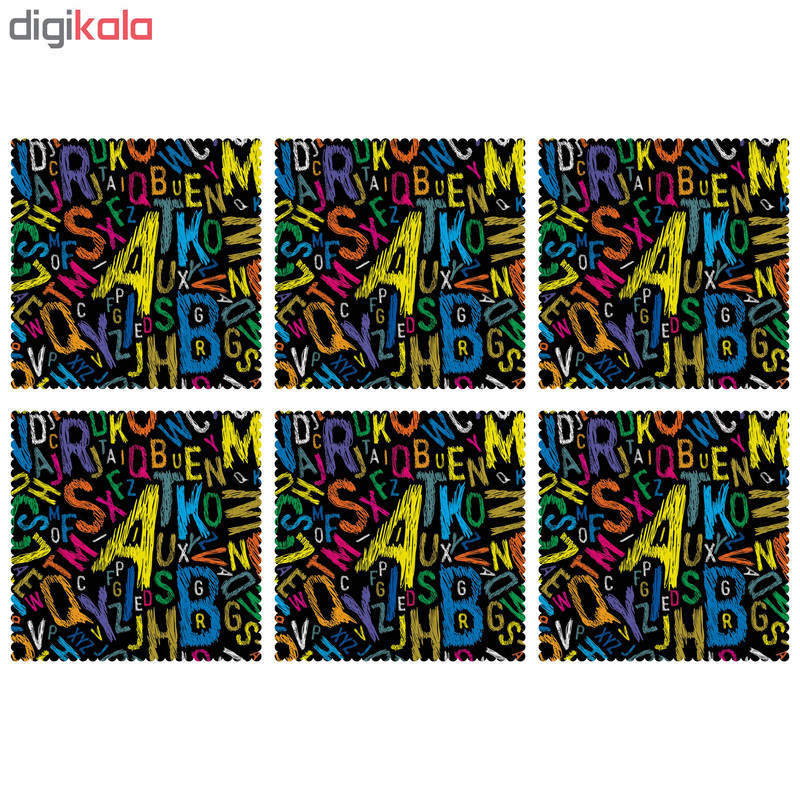 زیربشقابی مدل U1-42502 بسته 6 عددی