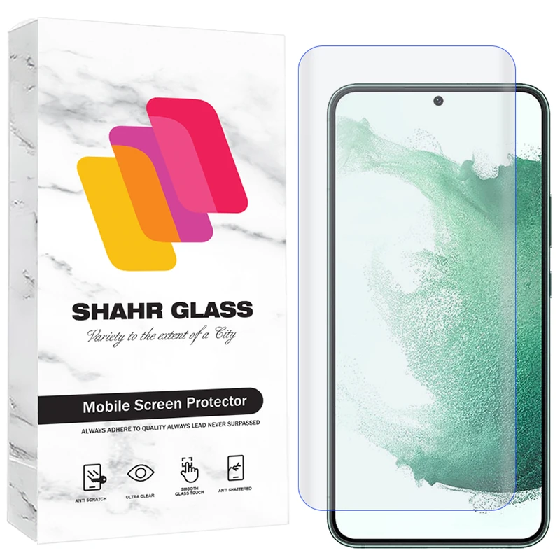 محافظ صفحه نمایش شهر گلس مدل UVMS مناسب برای گوشی موبایل سامسونگ Galaxy S22 Plus 5G