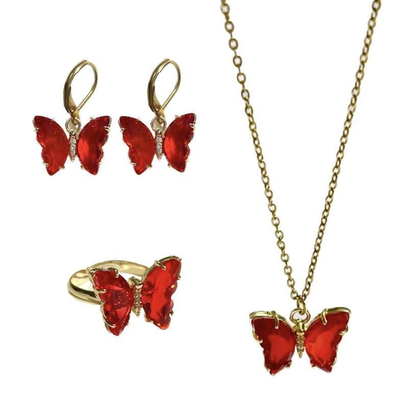 نیم ست زنانه مدل پروانه کریستالی نیم ست زنانه مدل پروانه کریستالی