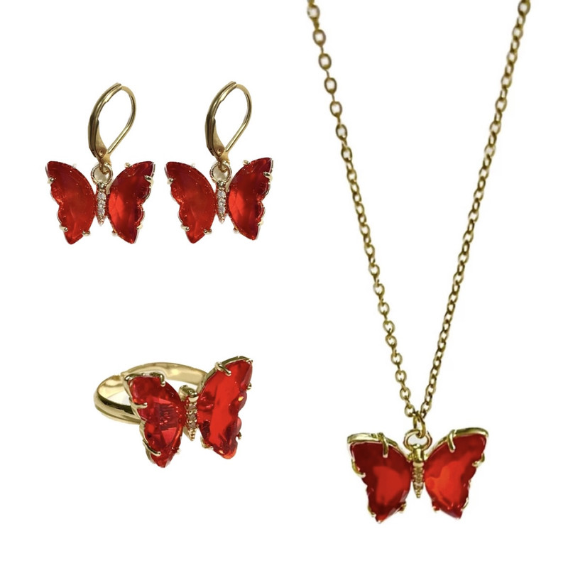 نیم ست زنانه مدل پروانه کریستالی نیم ست زنانه مدل پروانه کریستالی