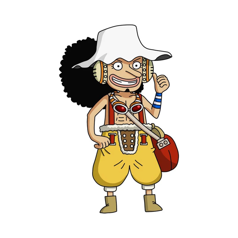استیکر لپ تاپ و موبایل مدل انیمه طرح وان پیس اوسوپ one piece usopp کد 4692