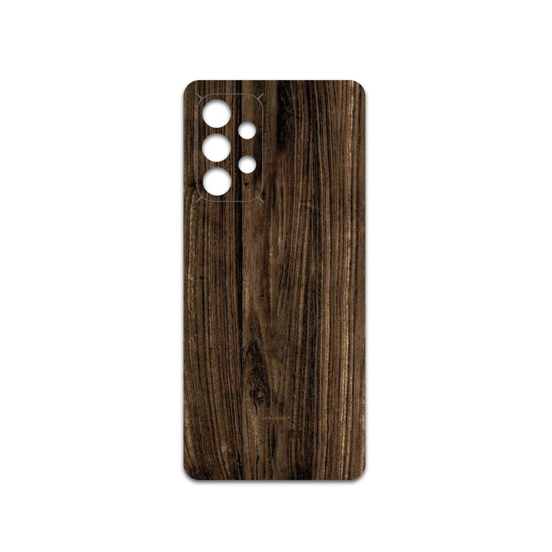 برچسب پوششی ماهوت مدل Dark-Walnut-Wood مناسب برای گوشی موبایل سامسونگ Galaxy A53 5G