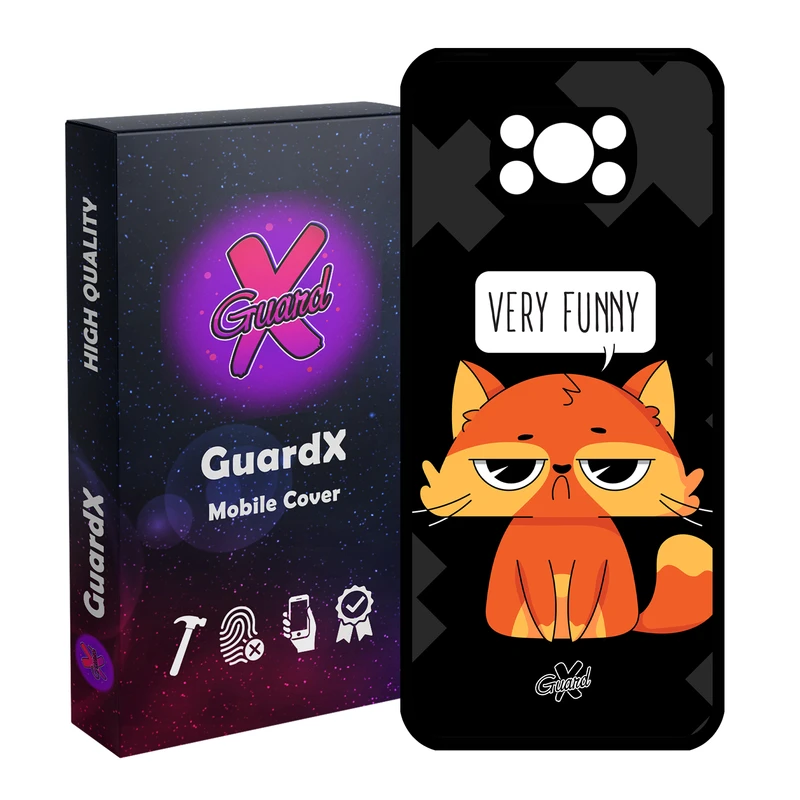 کاور گارد ایکس طرح Funny مدل Glass10161 مناسب برای گوشی موبایل شیائومی Poco X3 / Poco X3 NFC