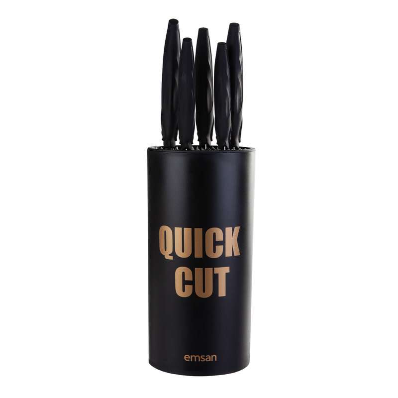 سرویس چاقو 7 پارچه امسان مدل Quick Cut