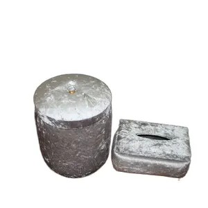 ست سطل و جادستمالی مدل مخمل کد 006