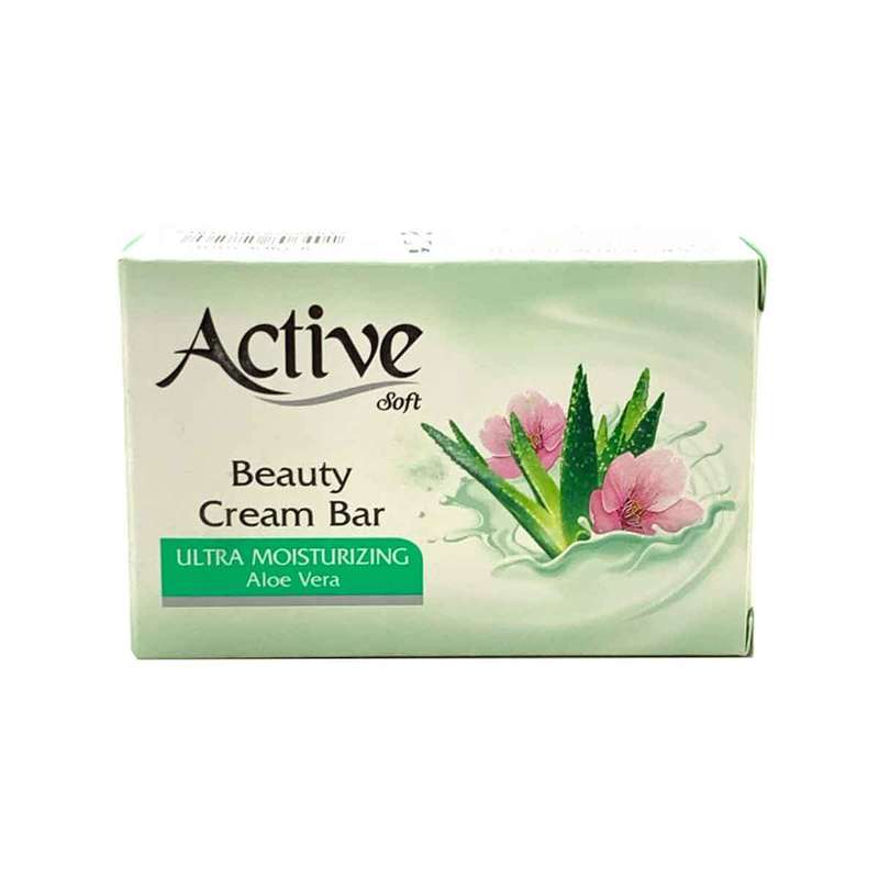 صابون شستشو اکتیو مدل آلوئه ورا وزن 125 گرم بسته 2 عددی