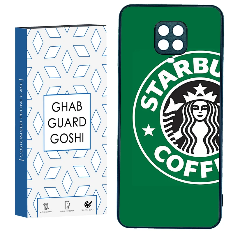 کاور قاب گارد گوشی طرح استارباکس کد TPU-051 مناسب برای گوشی موبایل شیائومی Redmi Note 9 pro / Note 9s 