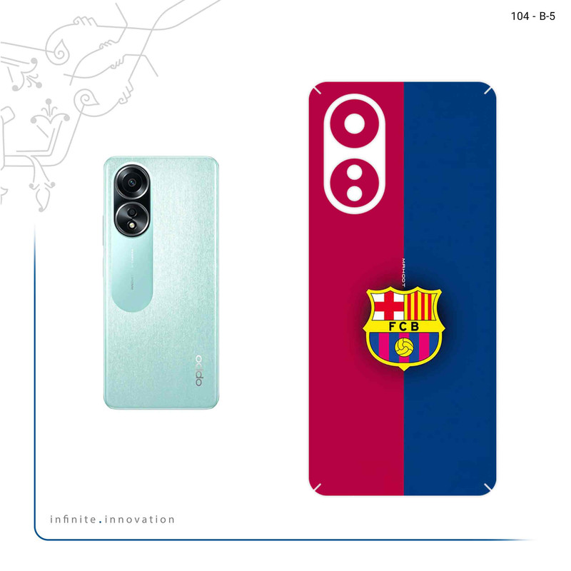 برچسب پوششی ماهوت مدل Barcelona_1 مناسب برای گوشی موبایل اپو A58 4G