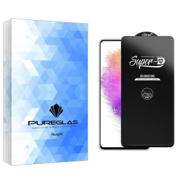 محافظ صفحه نمایش پیور گلس مدل NueGlas SuperD_ESD مناسب برای گوشی موبایل سامسونگ Galaxy A73