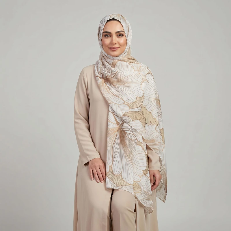 شال زنانه مدل عیدانه بهاری کد 3086