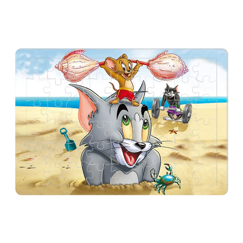 پازل 54 تکه طرح تام و جری مدل P1329