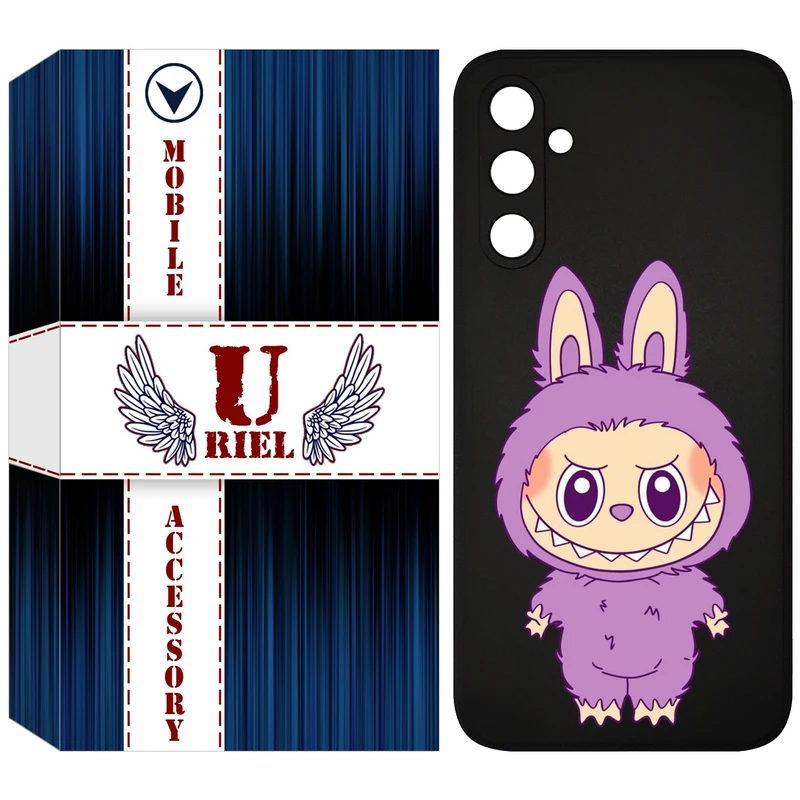 کاور یوریل قاب مدل KSH کد 150 طرح عروسک لبوبو مناسب برای گوشی موبایل سامسونگ Galaxy A34