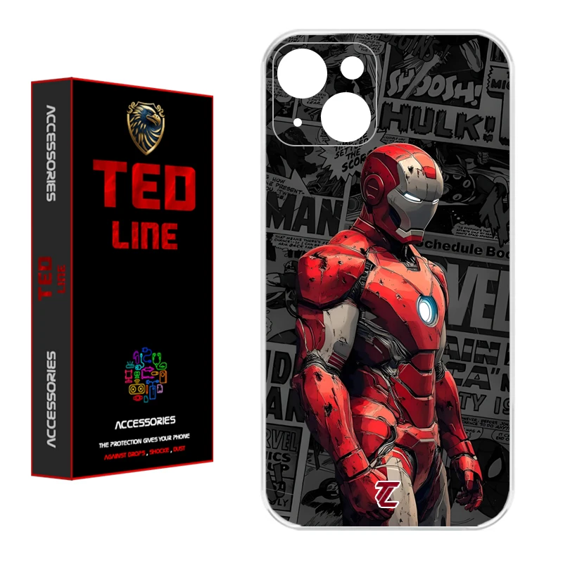 کاور تدلاین طرح آیرون من کد 1161 مناسب برای گوشی موبایل اپل Iphone 13 / 14