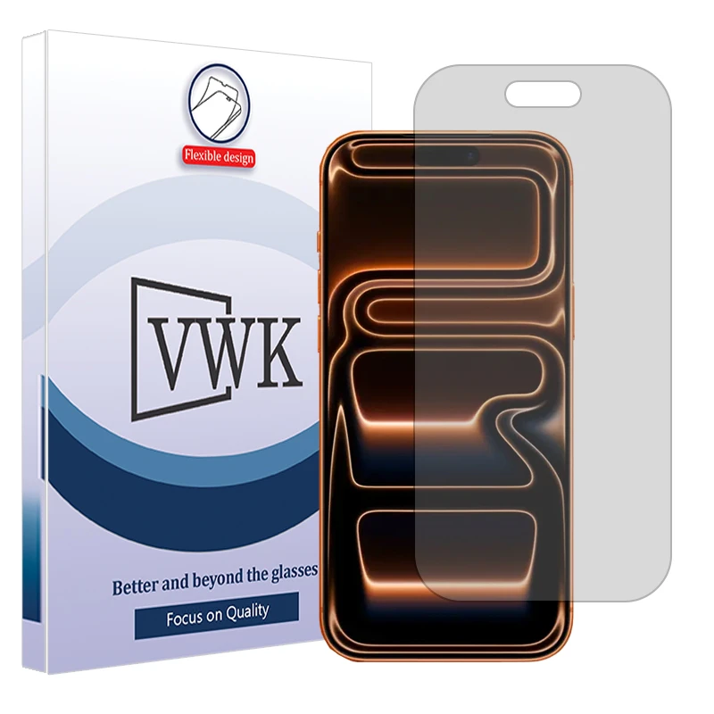 محافظ صفحه نمایش شفاف وی دبلیو کی مدل Tough مناسب برای گوشی موبایل اپل iPhone 17 Pro Max 