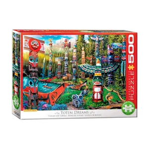 پازل 500 تکه یوروگرافیکس پازلز مدل Totem Dreams كد 5361-6500