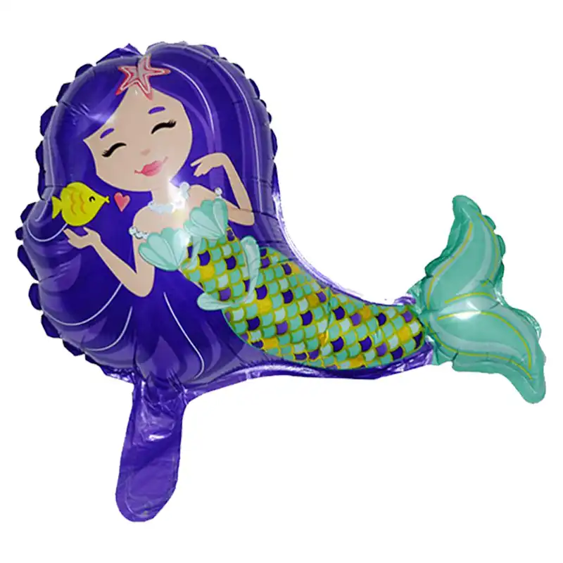 بادکنک فویلی لاکی بالونز مدل پری دریایی کد 1186