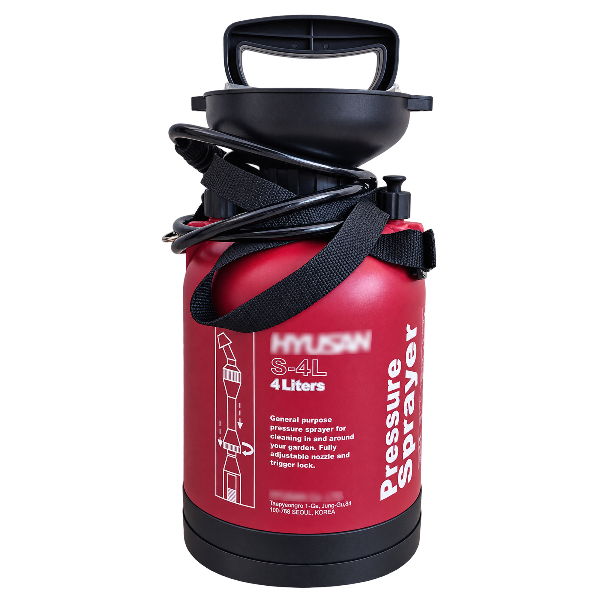 سمپاش دستی دوشی هیوسان مدل S-4L ظرفیت 4 لیتر
