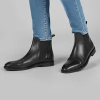 نیم بوت مردانه مدل چلسی چرم ونتو