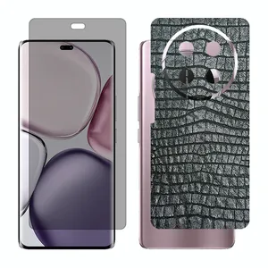 Glass Together model privacy screen protector suitable for Honor X9c mobile phone with back cover sticker