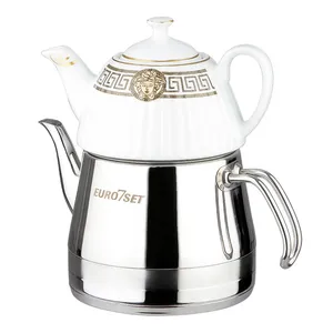 ست کتری و قوری یوروست مدل 2851 گنجایش کتری 3 لیتر گنجایش قوری 1 لیتر