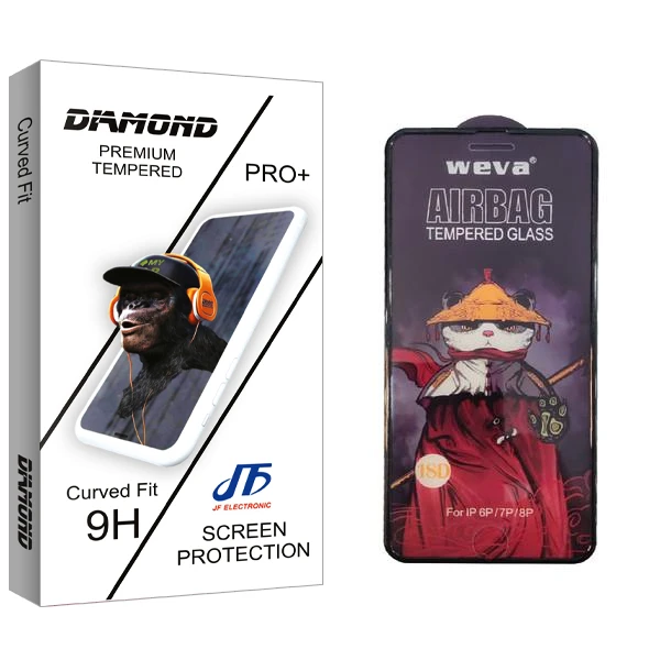 محافظ صفحه نمایش جی اف مدل Diamond Air Bag مناسب برای گوشی موبایل اپل iPhone 6s