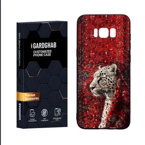 کاور گارد قاب مدل دور ژله ای پشت گلس پسرانه مناسب برای گوشی موبایل سامسونگ Galaxy S8 Plus