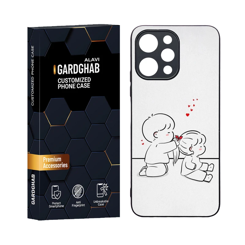 کاور گارد قاب علوی مدل دورژله ای فانتزی مناسب برای گوشی موبایل شیائومی Redmi 12 4G / 12 5G