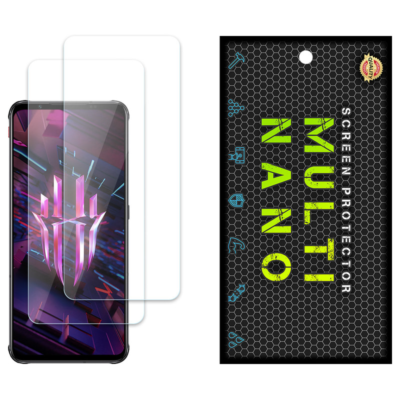 محافظ صفحه نمایش مولتی نانو مدل X-S2N مناسب برای گوشی موبایل زد تی ایی Nubia Red Magic 7s بسته دو عددی