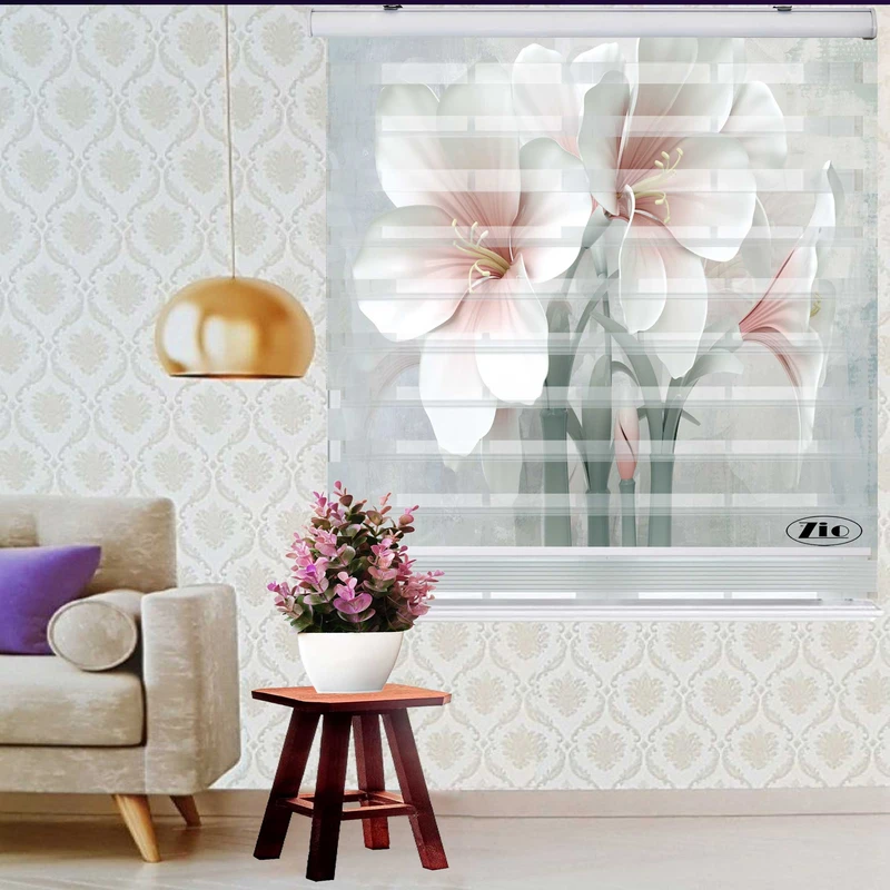 پرده زبرا زیو کد ا1070 سایز 150x150 سانتی متر