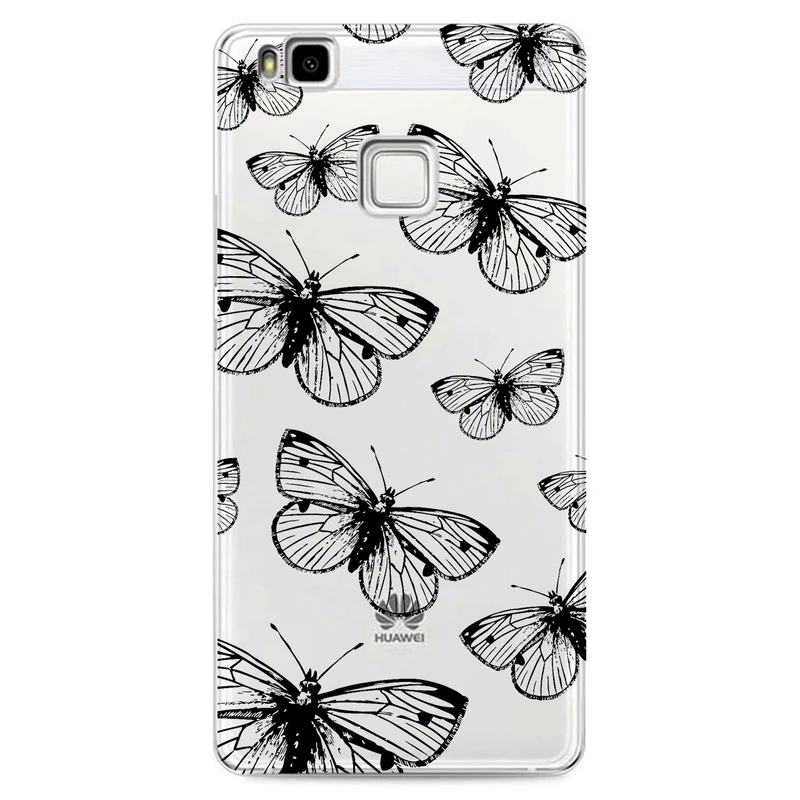 کاور مگافون طرح پروانه مدل C54-B مناسب برای گوشی موبایل هوآوی P9 Lite