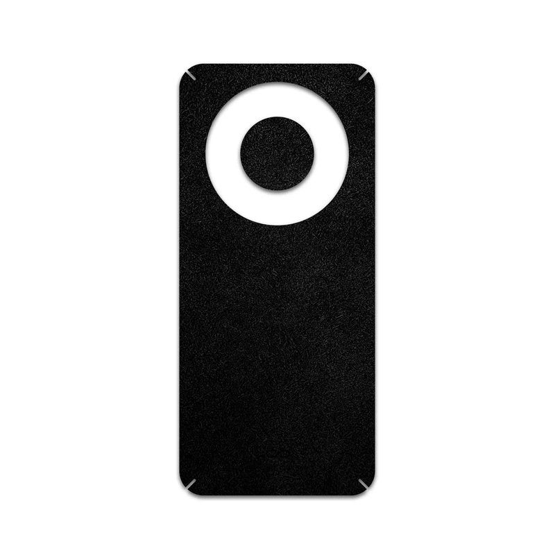 برچسب پوششی ماهوت مدل Black-Chamois-Leather مناسب برای گوشی موبایل آنر X9c Smart